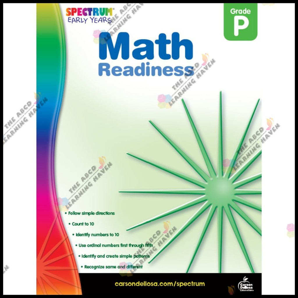 Spectrum Early Years Workbook Learn With Me (PreKinder / Preschool ...