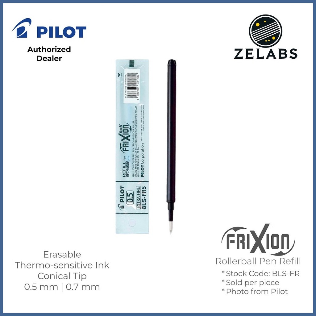 Pilot - 3 cartucce di ricarica per stilo Frixion Bls-Fr7-V, colore: viola