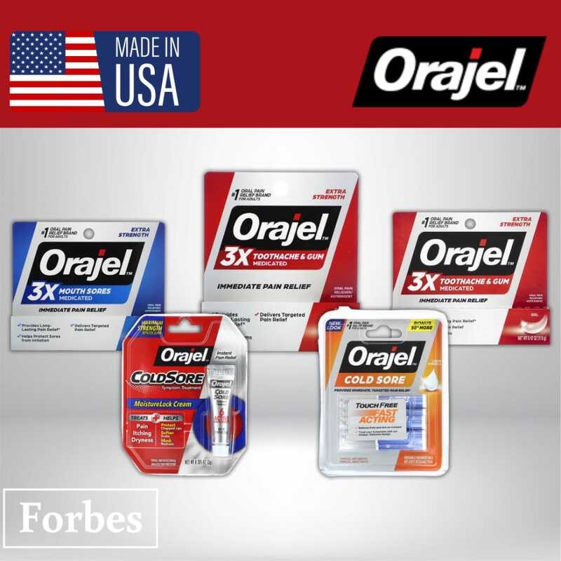 Orajel Extra Strength 3X Medicated Gel For Toothache, Gum & Mouth Sores ...