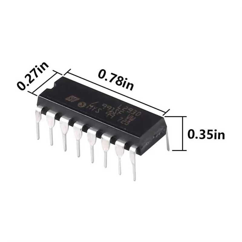 5/10Pcs L293d L293 293 Dip-16 Stepper Driver Chip IC 16-Pin IC Stepper ...