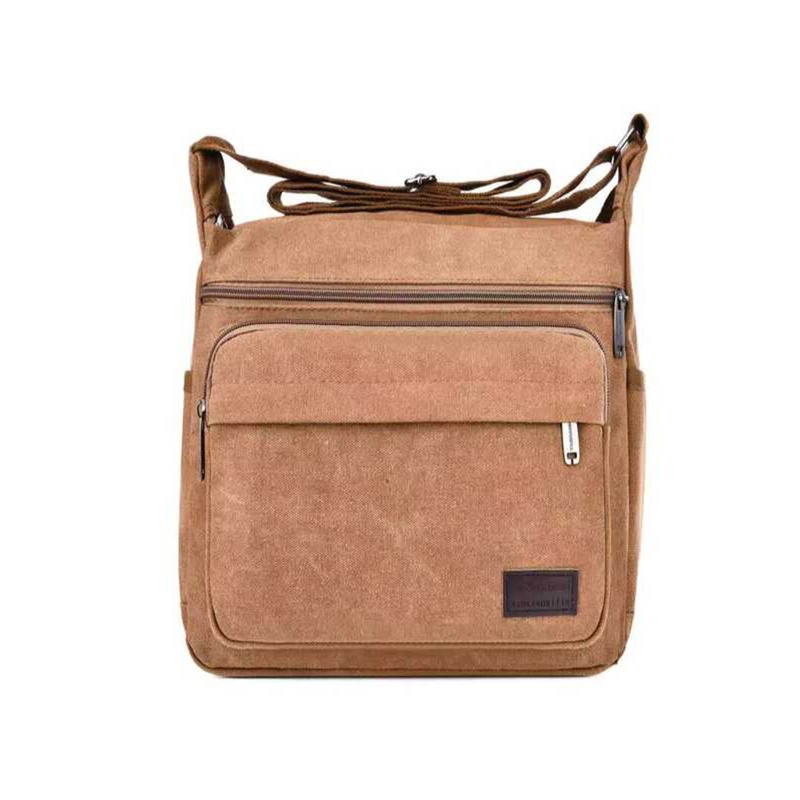 24 Canvas Horizontal Casual Men's Multifunctional Backpack Single ...