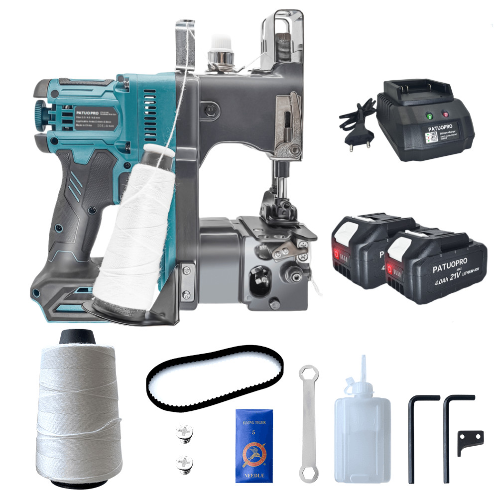 Brushless Cordless Bag Sewing Machine Portable Electric Packaging ...