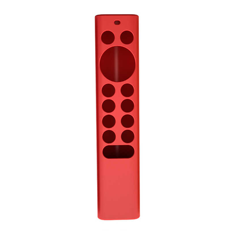 Housse Silicone Pour Télécommande NVIDIA Shield TV Pro/4K HDR – Anti-perte, Antidérapante, Lavable (rouge)