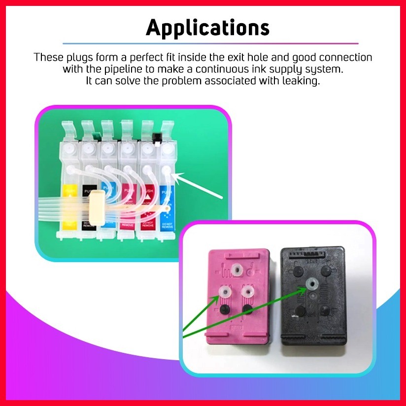 CISS Kit Accessories for Canon and HP Tank (100 pcs per pack) | Shopee ...