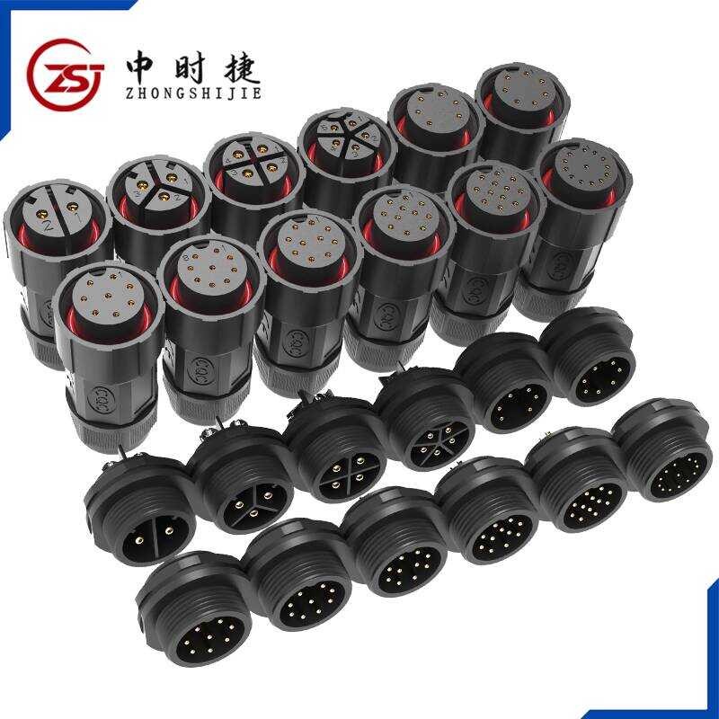 M25 Waterproof Connector Rear Panel Fixing Plate to 2P-25 Pin Assembly ...