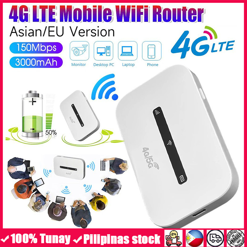 3000mAh 5G WIRELESS ROUTER Pocket WiFi Openline 4G/5G LTE Hotspot ...