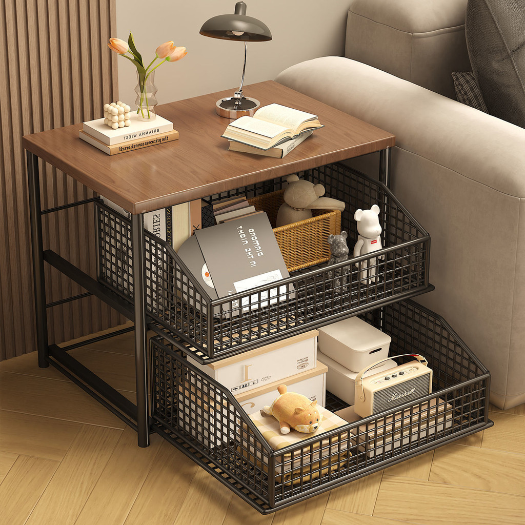 pHOT!! Living Room Sofa Side Drawer Simple Bedroom Bedside Movable ...