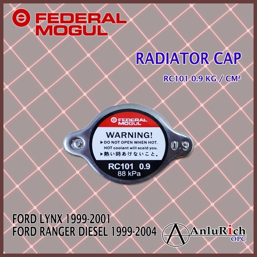 Radiator Cap for Ford Lynx 1999-2001 / Ranger Diesel 1999-2004 Federal ...