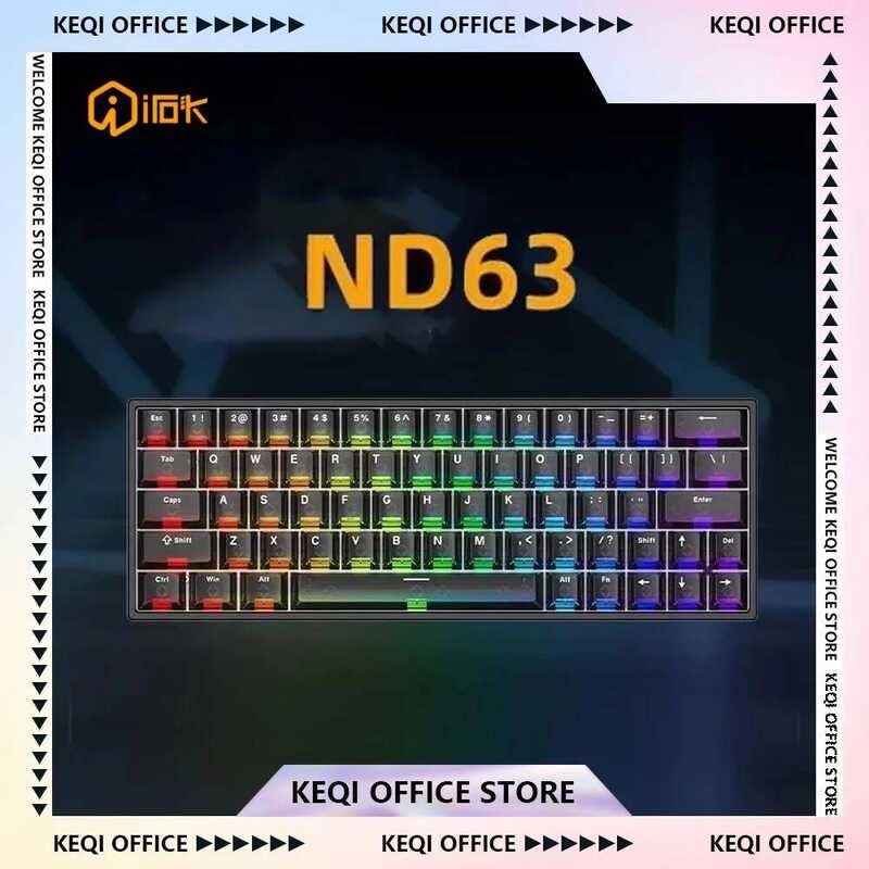 37 Irok 2 Nd63/Nd68 Magnetic Switch Nical Keyboards RGB Hot Swap E ...