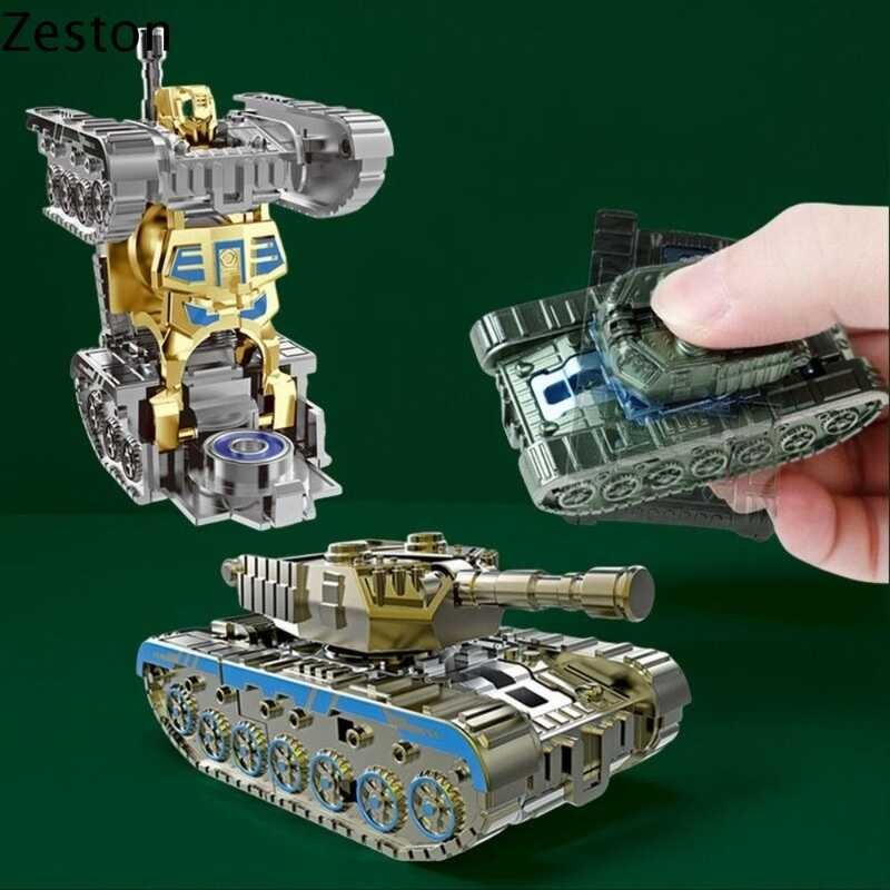 ZESTON 2 In 1 Deformed Tanks Robot Fidget Silent Plastic Decompression ...