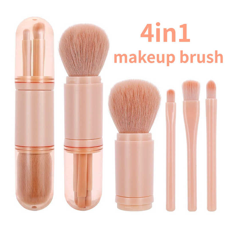 4Pc/Set Portable Beauty Tool Mini Makeup Set Blush Brush 324 | Shopee ...