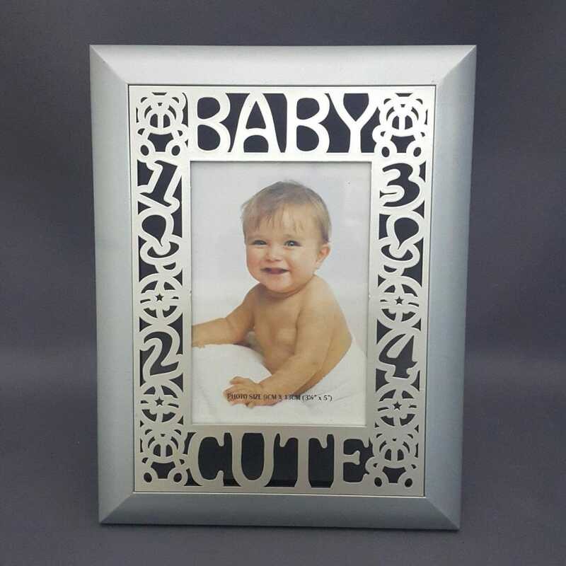 Baby Cute Embossed Silver 3R Photo Frame 5C8 | Shopee Philippines