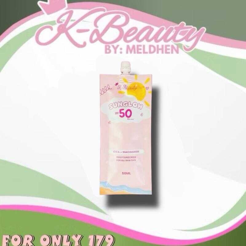 K-Beauty By Meldhen Sunglow Sunscreen SPF 50 5B0 | Shopee Philippines