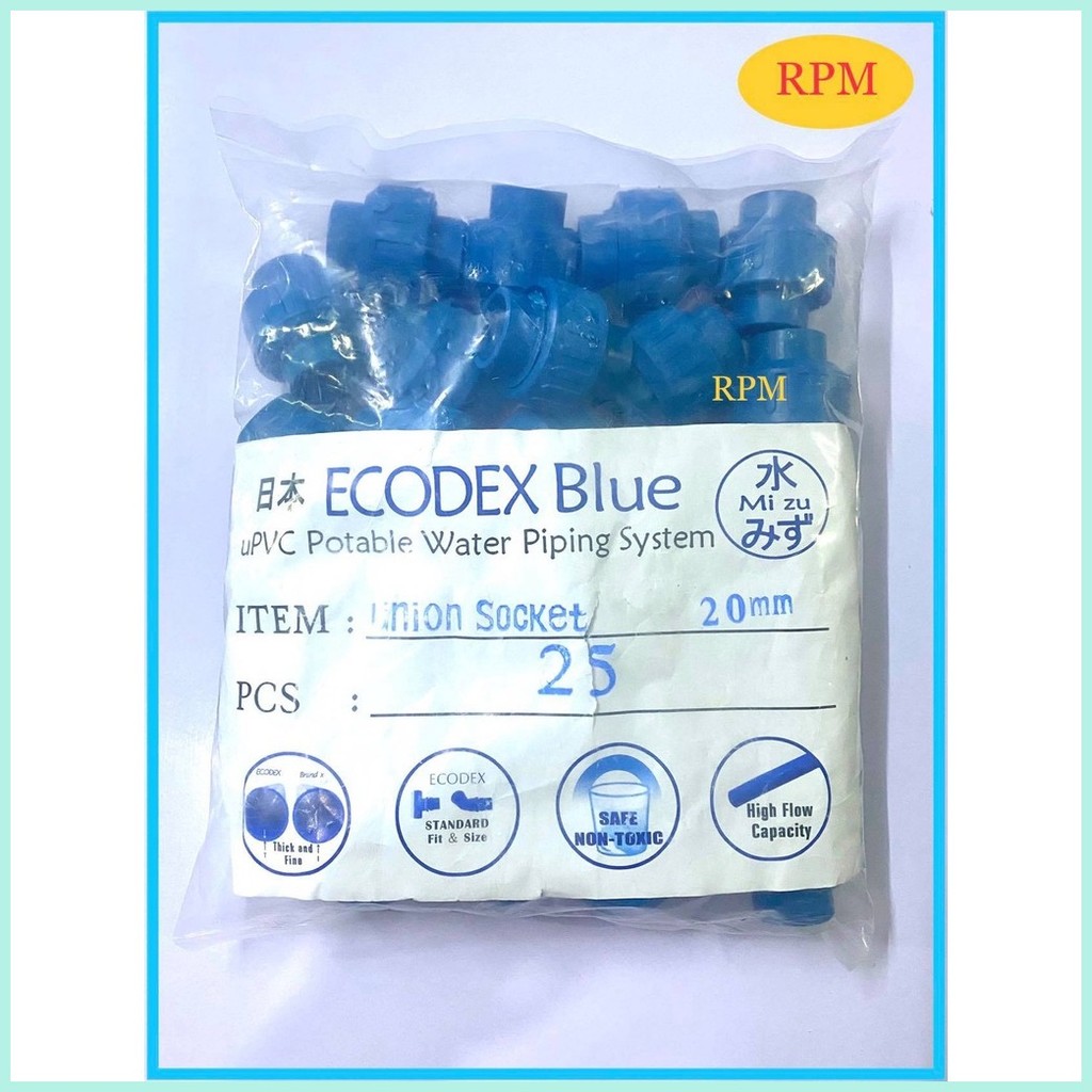 ECODEX BLUE UNION PATENTE 1/2 (25PCS) | Shopee Philippines
