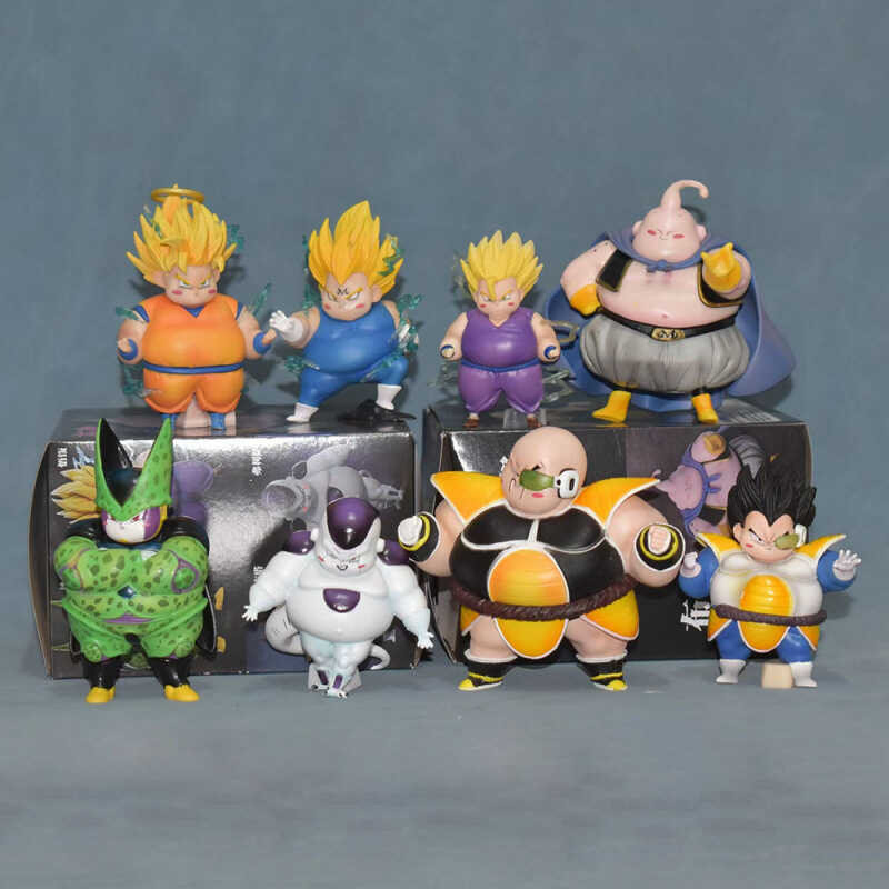 Dragon Ball Fett Series GK Fat Son Goku Gohan Vegeta Frieza Buu ...