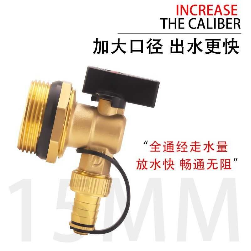 German Manifold Floor Heating 1 Inch 6 Points Drain Valve DN25 All ...
