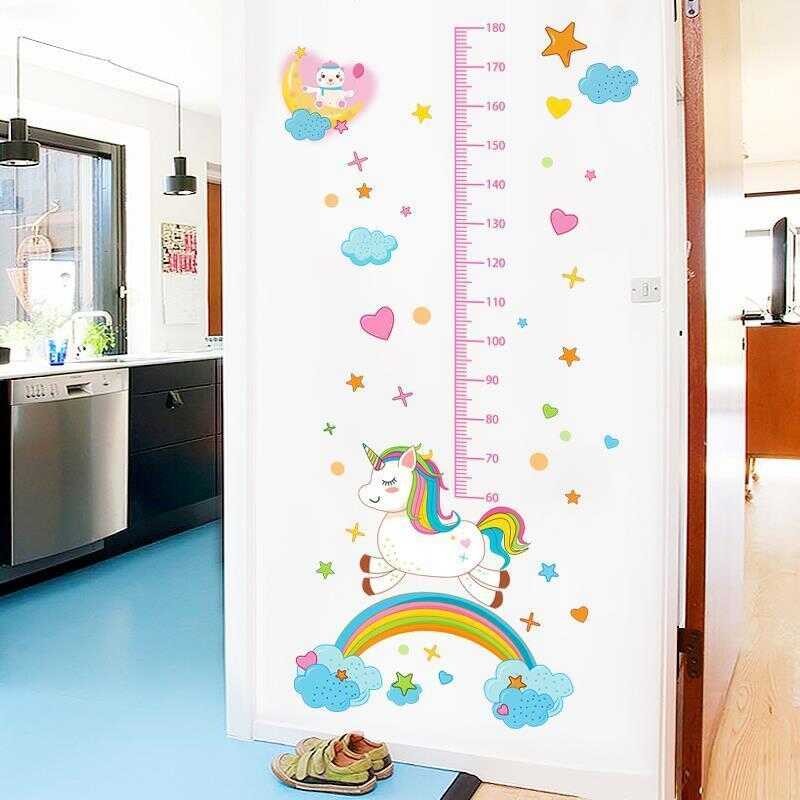 Tt Removable Wall Stickers Animal Chart Children's Living Room ...