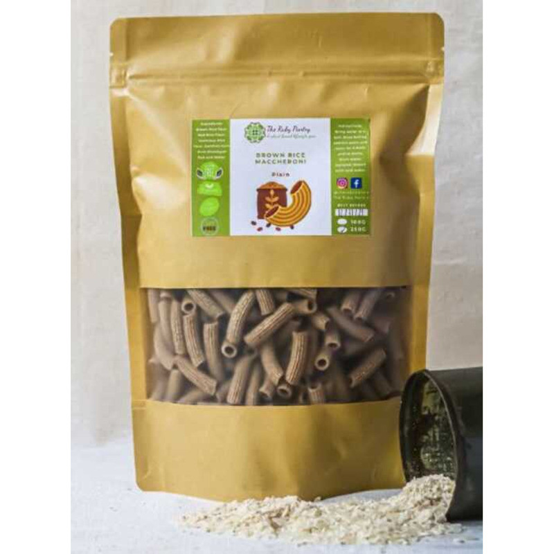1 The Ruby Pantry - Cheroni Brown Rice Pasta (Plant-Based, Vegan ...