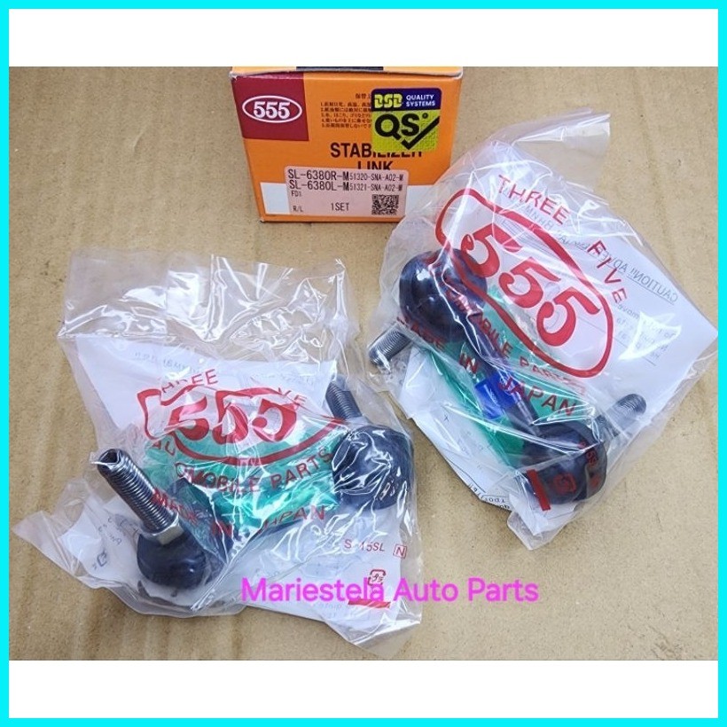 [ SL 6380 ] 2pcs Stabilizer Link FRONT for Honda Civic 2006 - 20011 FD ...