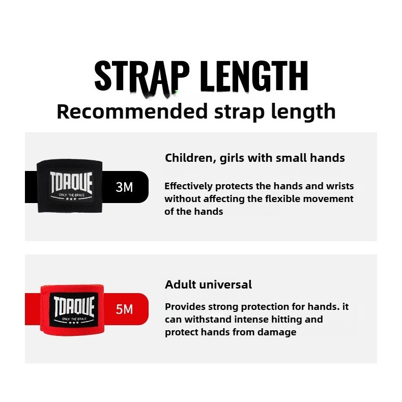 US. TORQUE Boxing Wraps Elastic Breathable 3M/5M Boxing Bandage Boxing ...