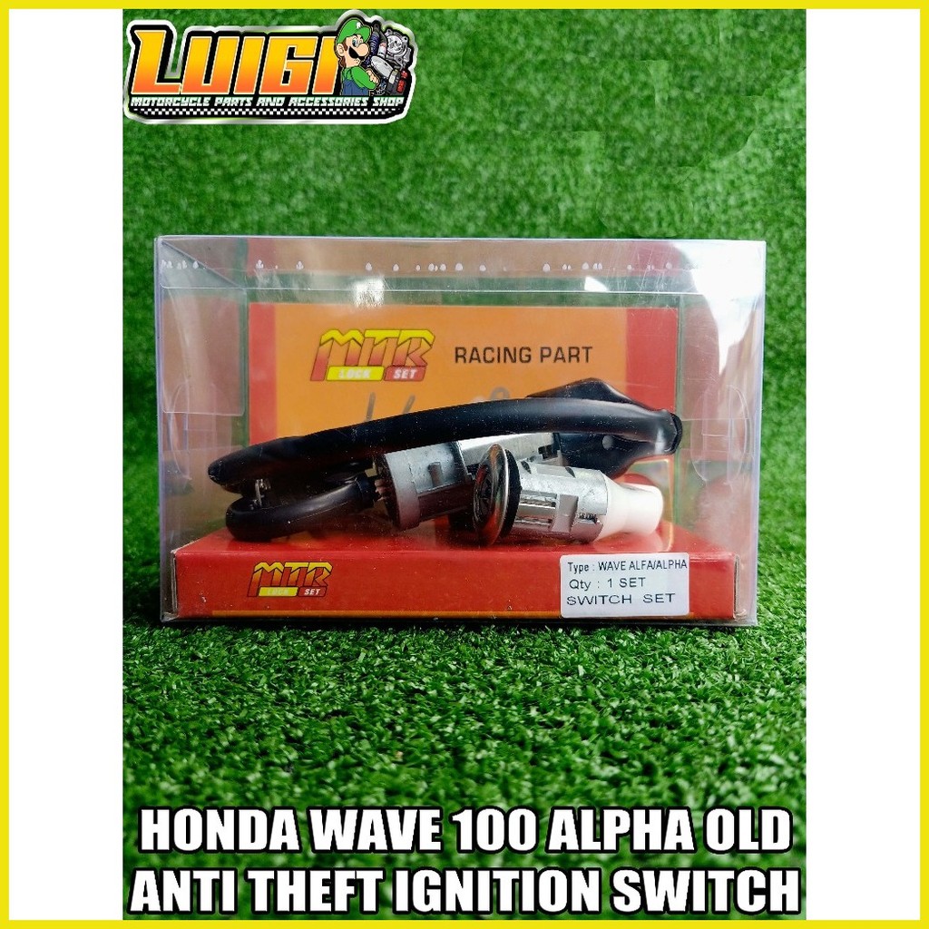 HONDA WAVE 100 ALPHA ANTI THEFT KEY SET IGNITION SWITCH | Shopee