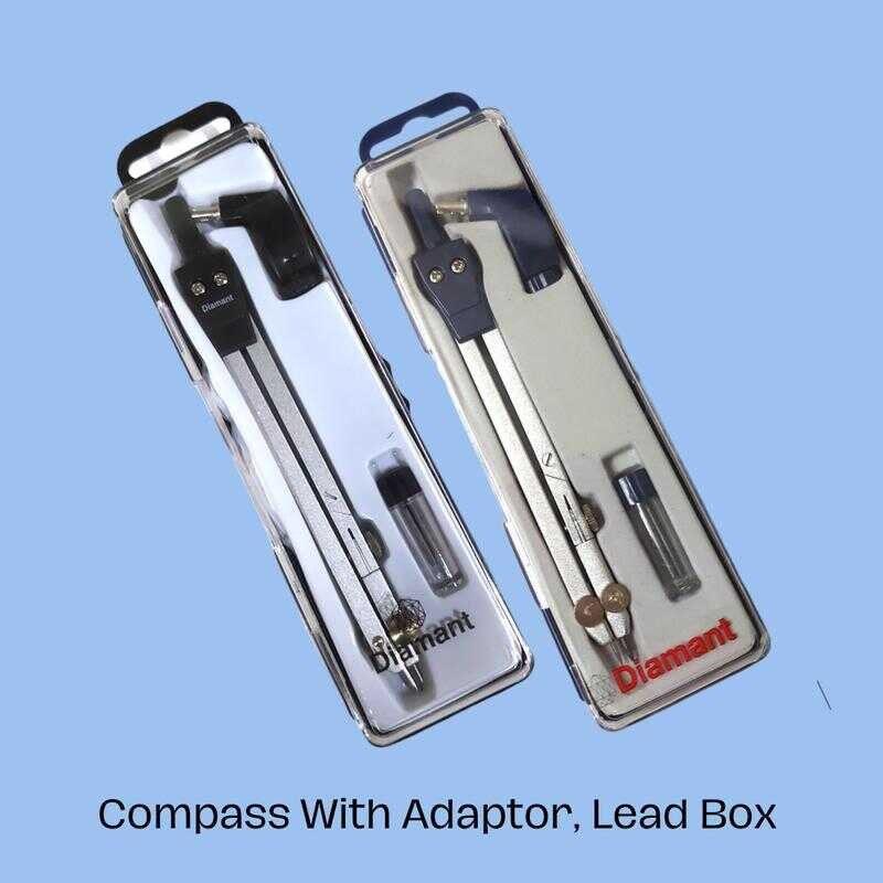 DIAMANT Compass With Adaptor, Lead Box In Case (120Mm And 140Mm) 8Df ...