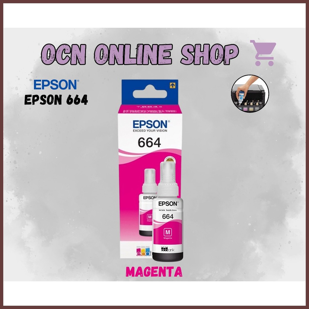 EPSON 664 INK GENUINE 100% ORIGINAL (L3110 L200 L565 L220 L130 L360 ...