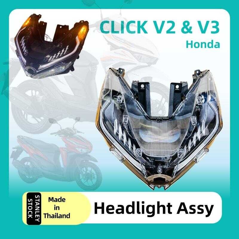 Headlight Assy Click125/150 Version 2 Led/ Click V2 V | Shopee Philippines