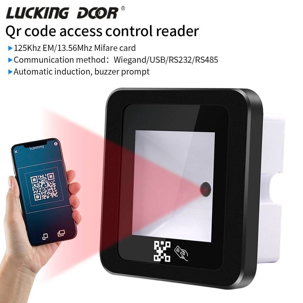 Qr Dynamic Code Access Control Rfid Reader Mobile Phone Card Barcode ...