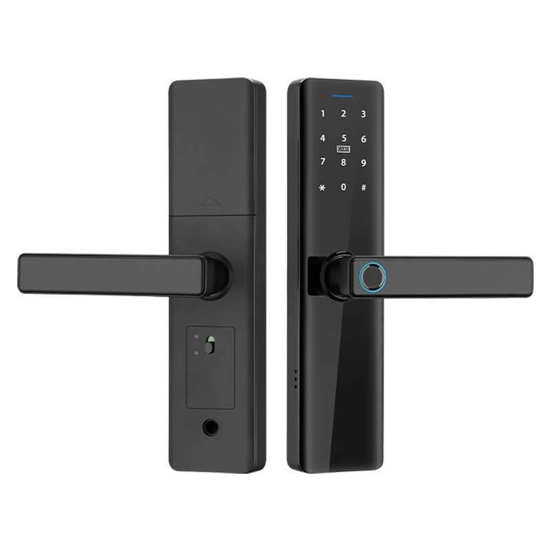 SmartLife Tuya APP Smart WiFi Fingerprint RFID Card Pas Lock With Key ...