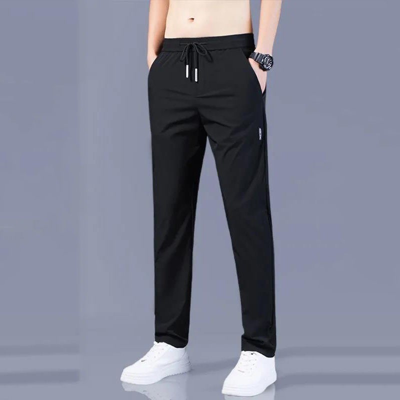 BUY 1 TAKE 2 Men's Korean Fashion Slim Fit Stretch Pants Straight Leg ...