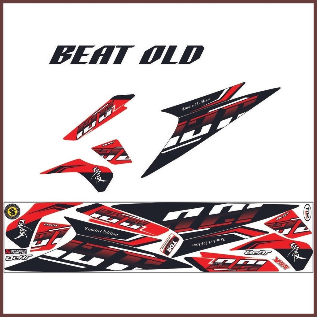 ↓ Variation Of Stickers/ BEAT OLD Stickers/STRIPING BEAT SIMPLE ...