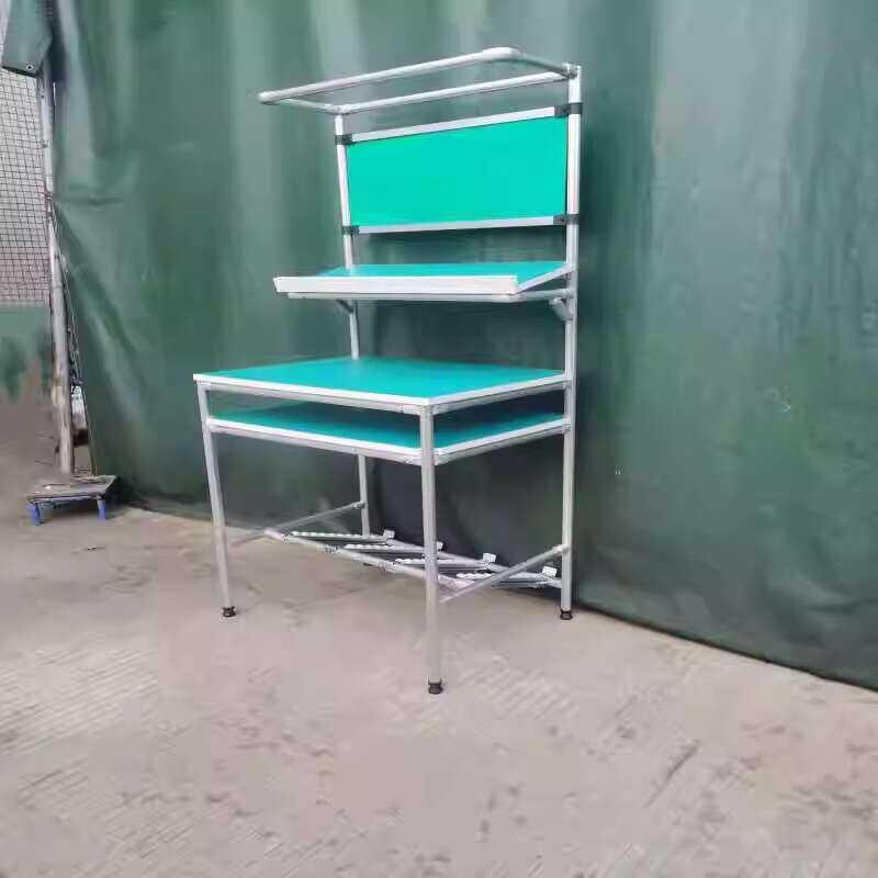 Lean Anti-static Inspection Packing Table Aluminum Tube Workbench Work ...