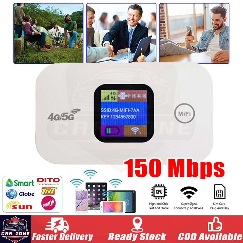 A8 4G 5G Pocket WiFi Router 150Mbps Openline 4G LTE Wireless Hotspot ...
