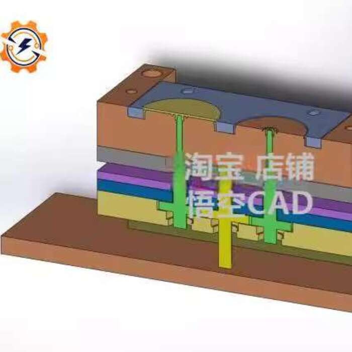 Round Plastic Bottle Cap Injection Mold Design Model 202491 Drawing 3D ...