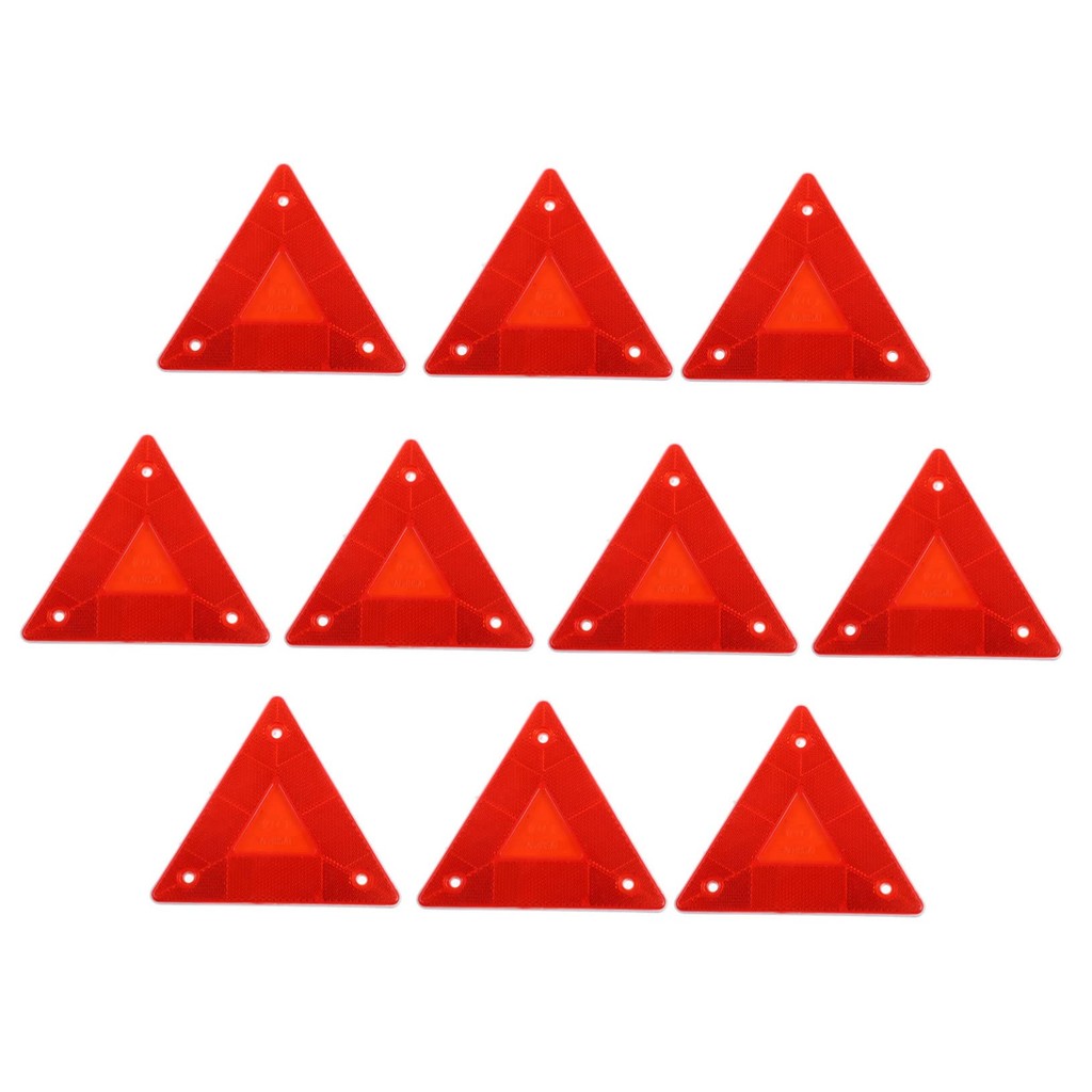 2Pcs Triangle Stop Warning Signboard Warning Reflector Car Triangle ...