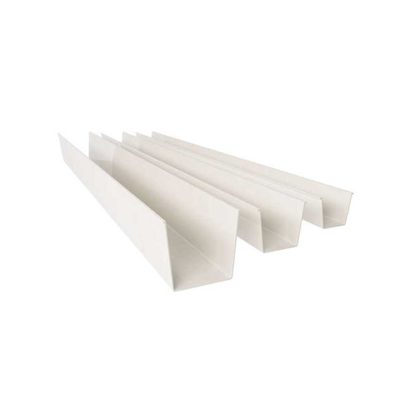 PVC Gutter Rainwater Channel Plastic Strawberry Planting Channel Rain ...