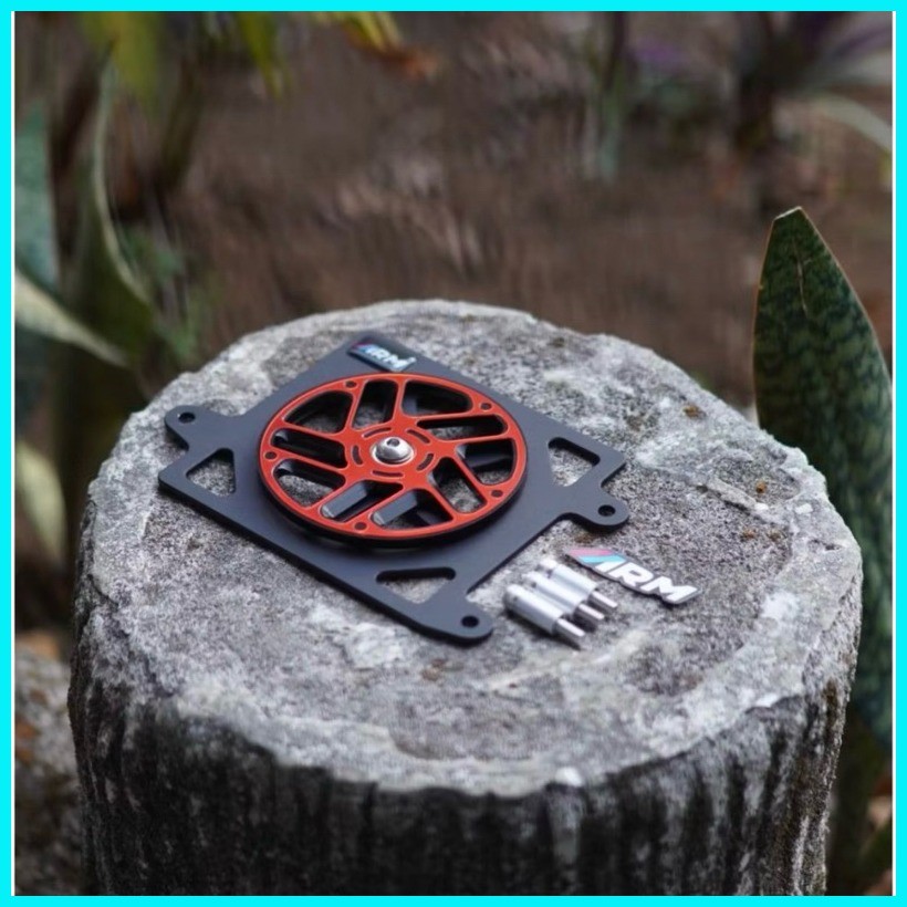 ARM 3D RADIATOR COVER Chakra Type Spinner (For Honda Click 125/150, ADV ...