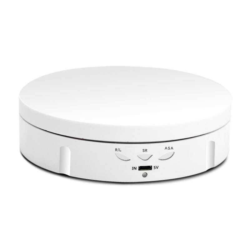 Electric Self-Moving Rotating Table Round Display Stand Turntable Three ...