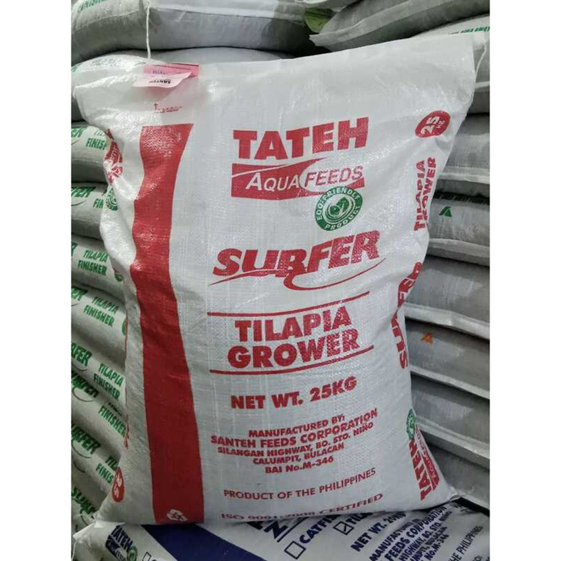 Tateh Aquafeeds Surfer Grower Tilapia Catfish Milkfish Koi Feeds ...