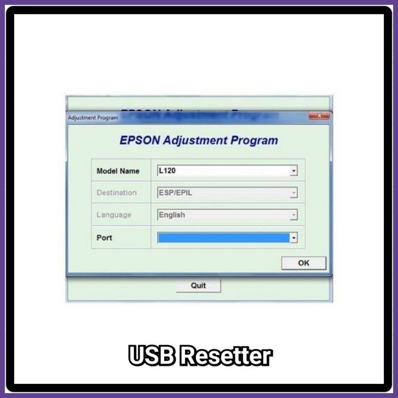 Epson Resetter Tool L120 | Shopee Philippines