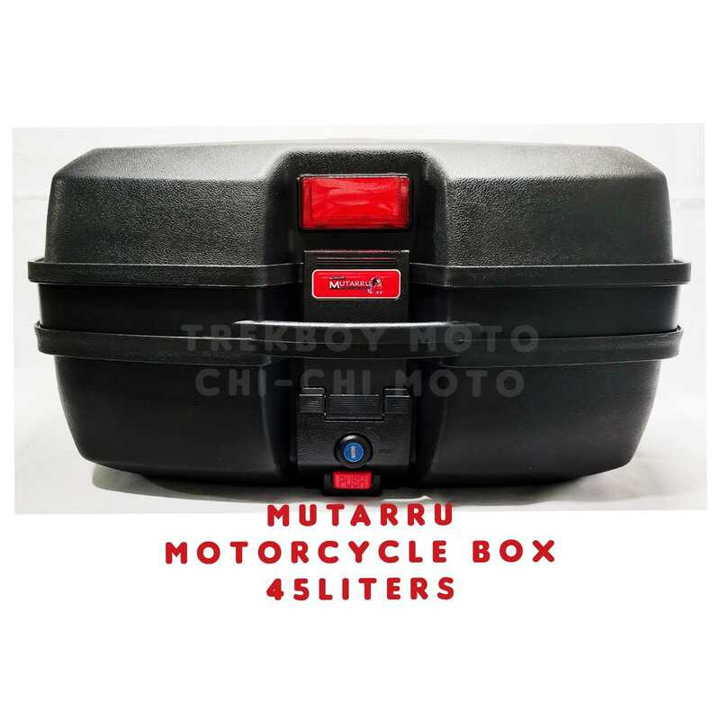 MUTARRU Motorcycle Top Box 32 & 45 Liters Heavy Duty Universal 115 0A ...