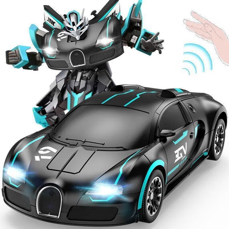 Gesture Sensing Deformation Remote Control Car Children Charging Racing ...