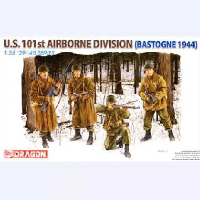 DRAGON 6163 US Army 101st Airborne Division Paratrooper (Bastogne 1944 ...