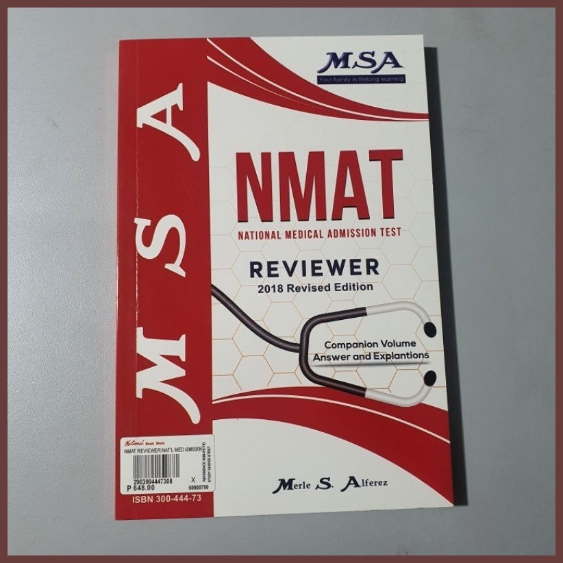 ∼ MSA NMAT REVIEWER ANSWERS and Explanation | Shopee Philippines