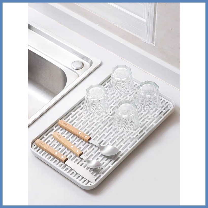 Drain Tray Double Tray Rectangular Tea/Fruit Tray Creative Drain Basket ...