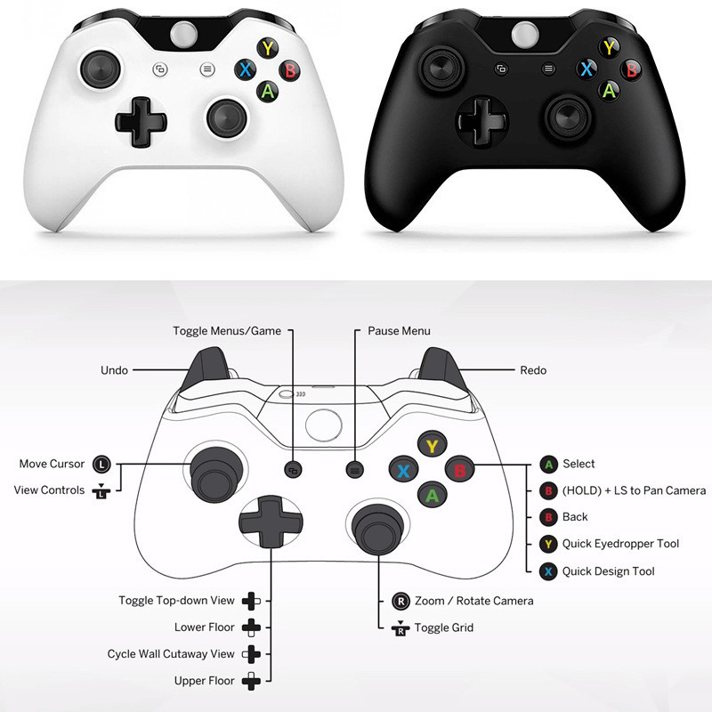 Wireless Gamepad For Xbox One Controller Support PC Windows Add Turbo ...