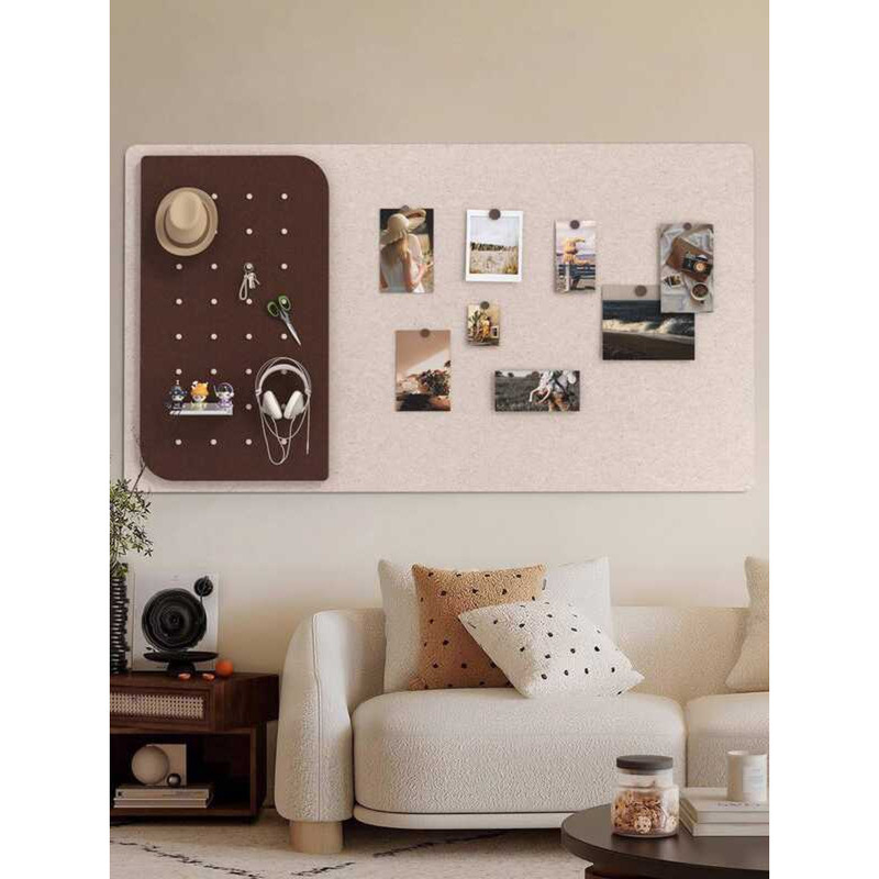 Background Hanging Sticky Photo Frame Display Wool Felt Sticker Cork No ...