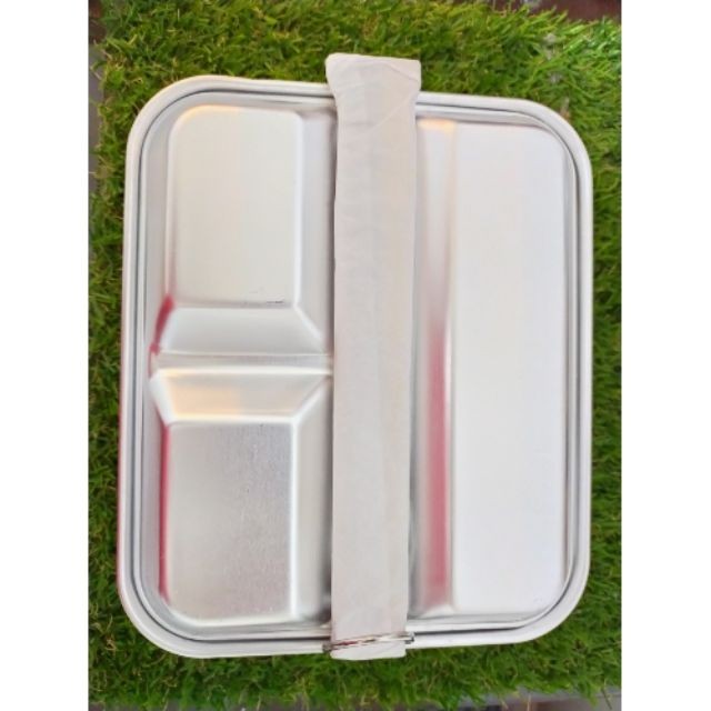 Mess kit Military Food Container Allum or water canteen | Shopee ...