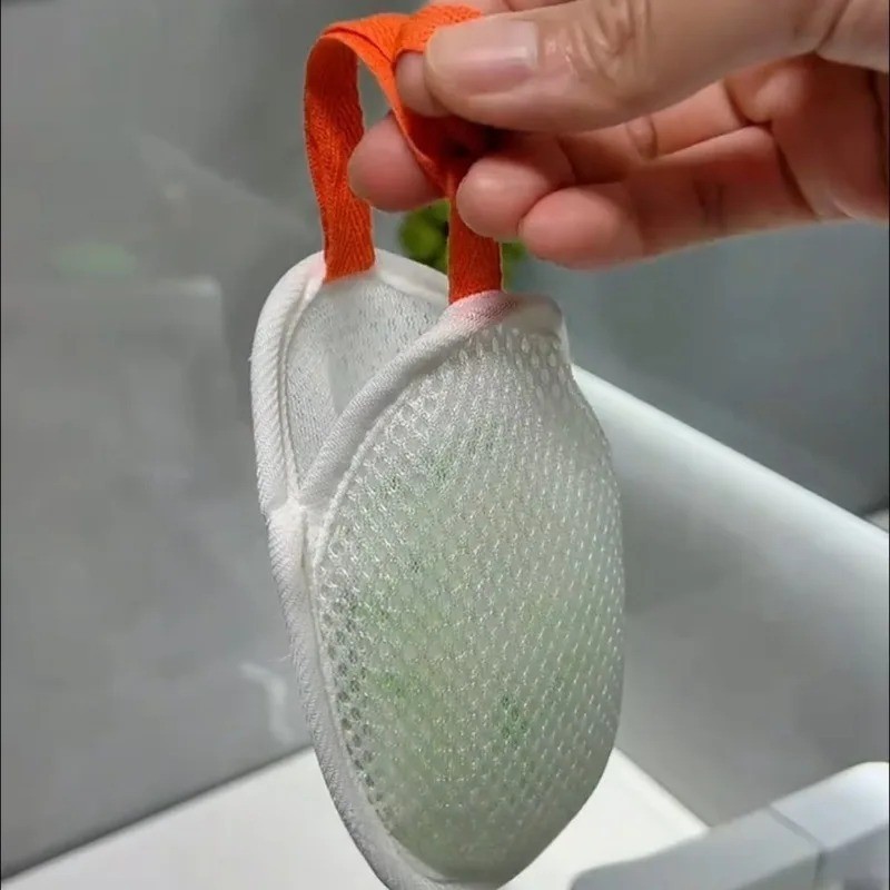 Super soft household soap foam net bag/exfoliating sponge bath products ...